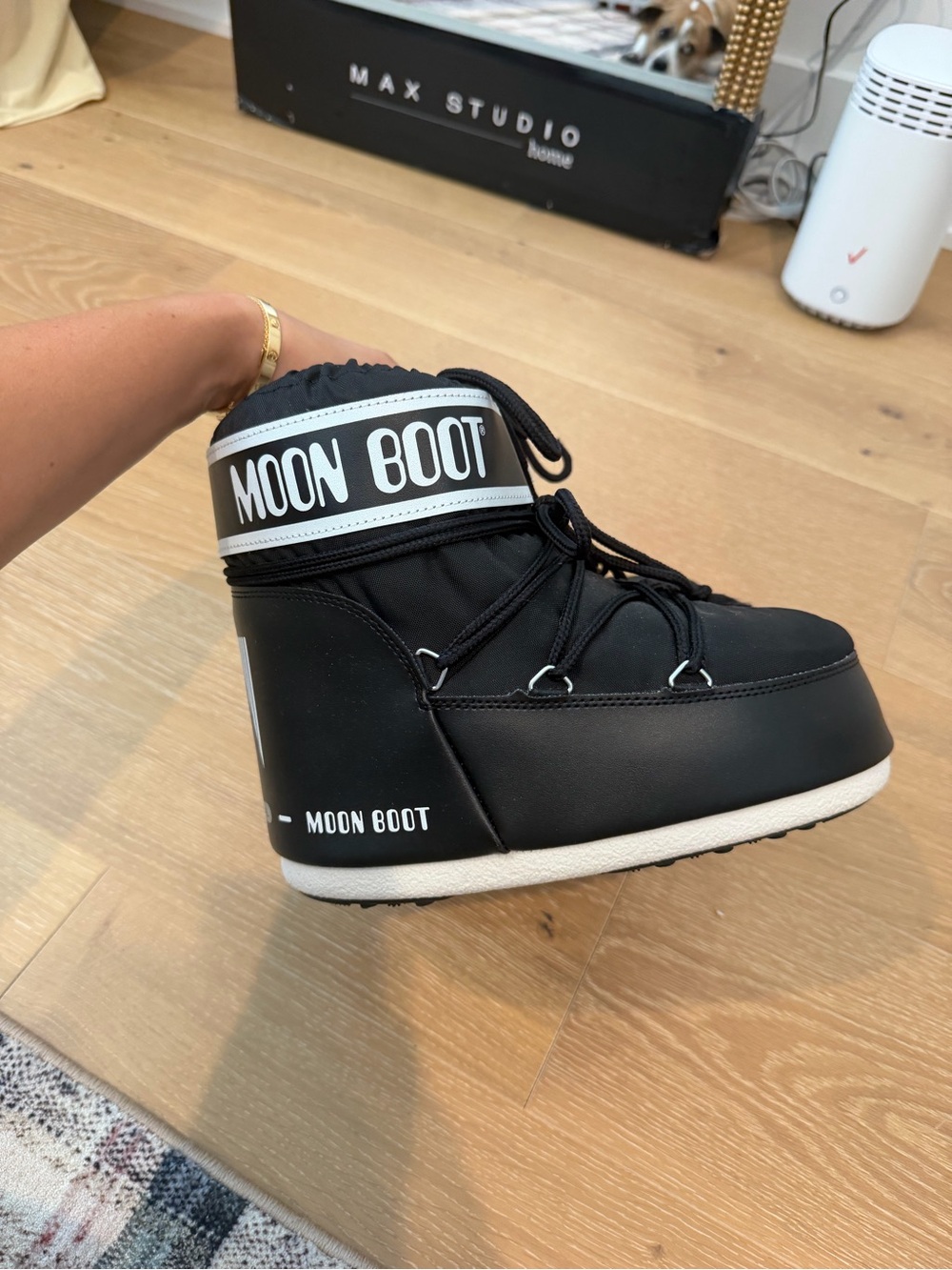 Moon Boot Black Women's Insulated Snow Boot